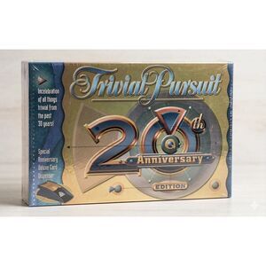 Hasbro Trivial Pursuit 20th Anniversary Edition Family Trivia Board Game Sealed